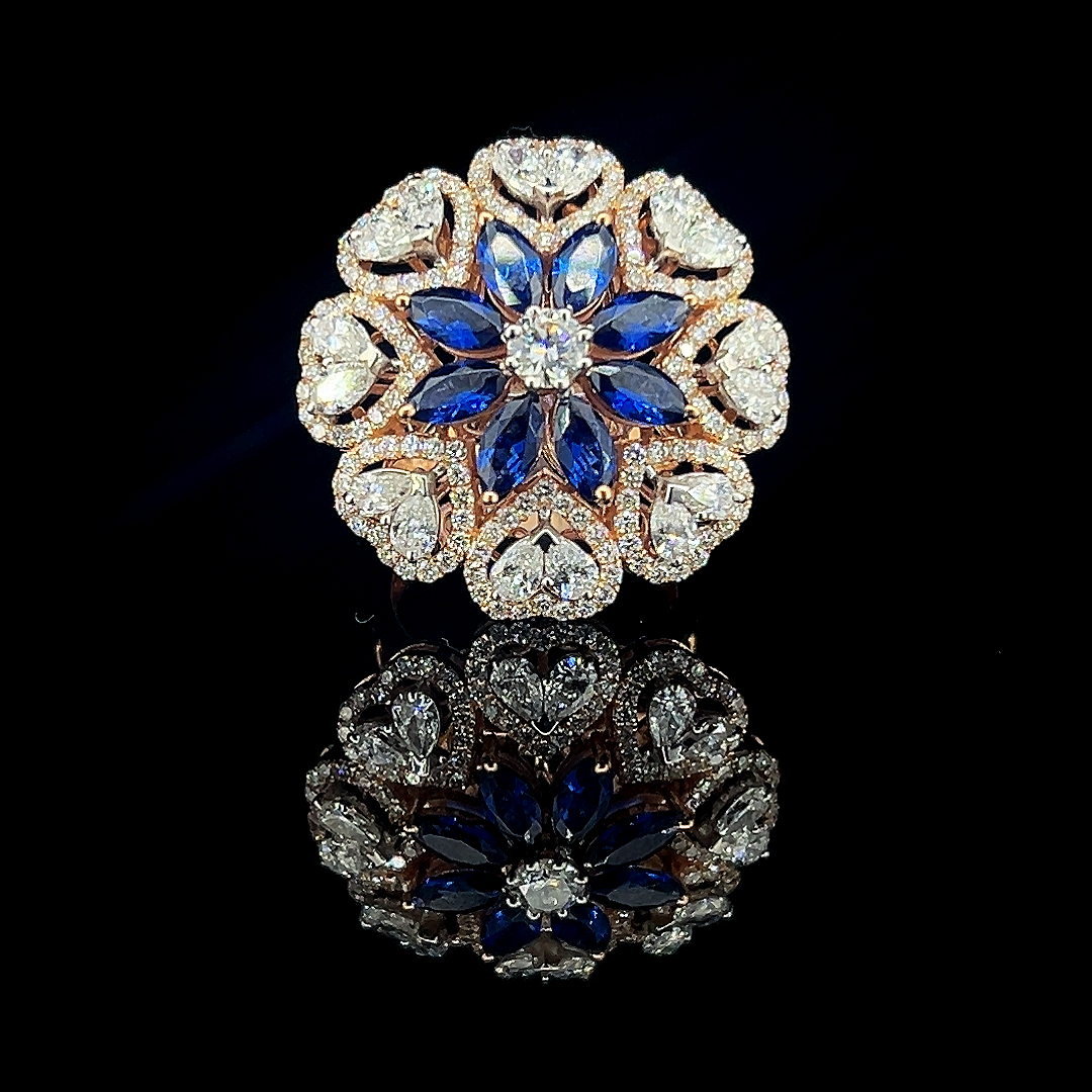 coctail ring blue from chotu dada image