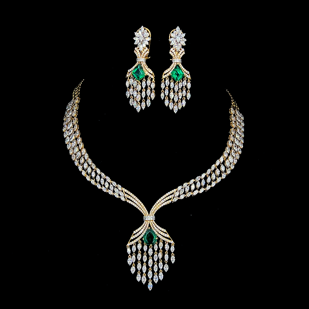 fancy diamond set from chotu photo